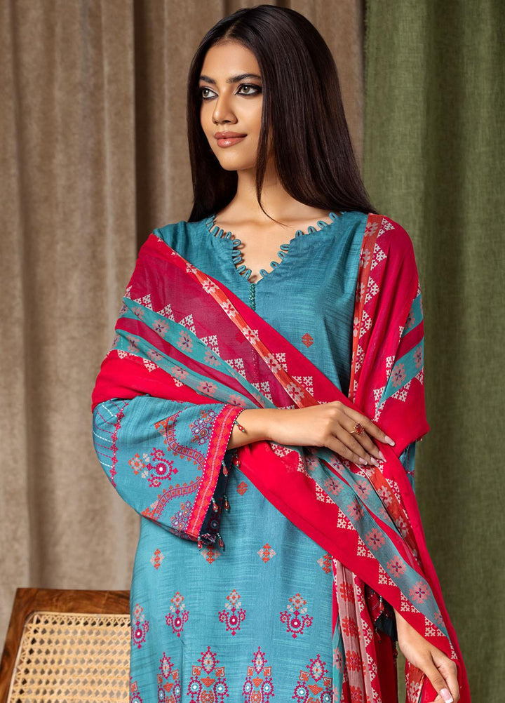 Aafreen By Riaz Arts Embroidered Chikankari Viscose Suits Unstitched 3 Piece RA23AV AF-69 - Winter Collection