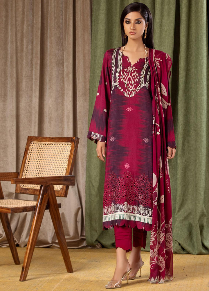 Aafreen By Riaz Arts Embroidered Chikankari Viscose Suits Unstitched 3 Piece RA23AV AF-70 - Winter Collection