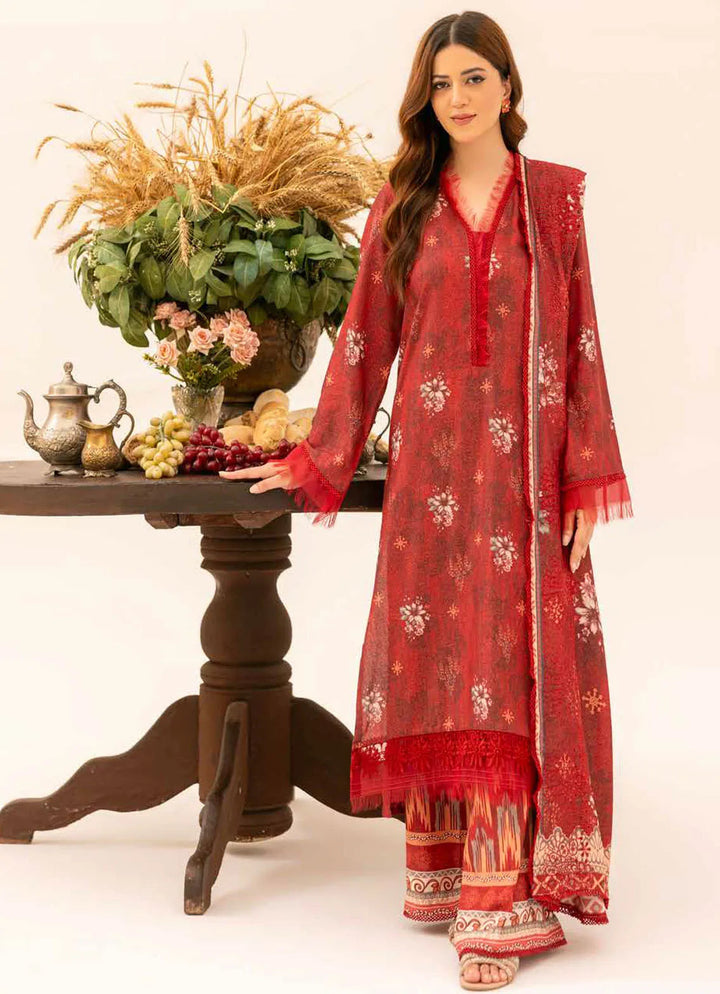 Aafreen by Riaz Arts Embroidered Karandi Suit Unstitched 3 Piece RA24K AF-133 - Winter Collection