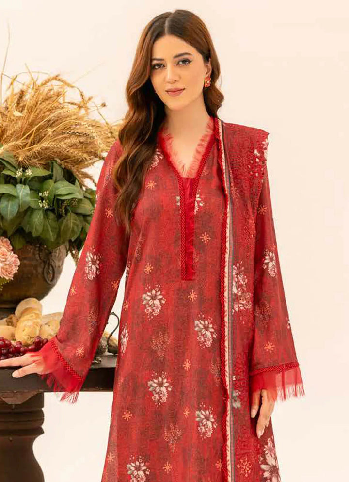 Aafreen by Riaz Arts Embroidered Karandi Suit Unstitched 3 Piece RA24K AF-133 - Winter Collection