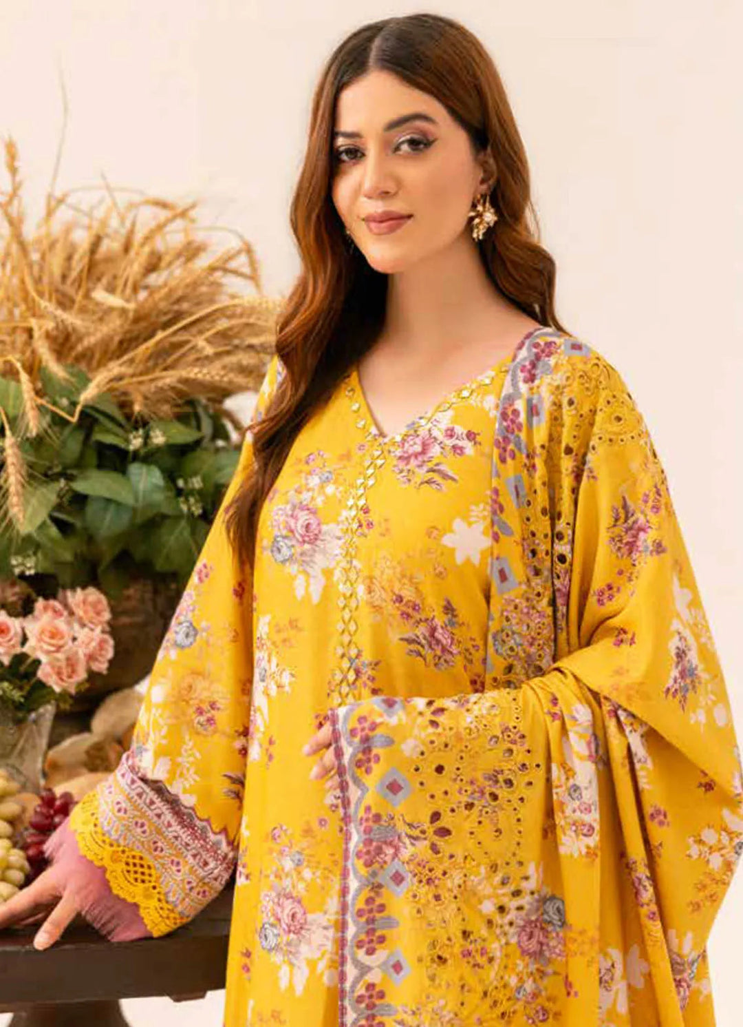Aafreen by Riaz Arts Embroidered Karandi Suit Unstitched 3 Piece RA24K AF-134 - Winter Collection