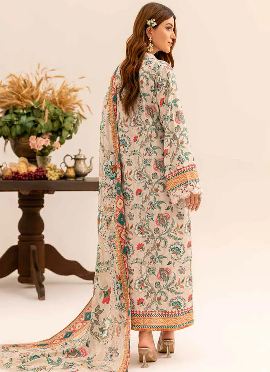 Aafreen by Riaz Arts Embroidered Karandi Suit Unstitched 3 Piece RA24K AF-135 - Winter Collection