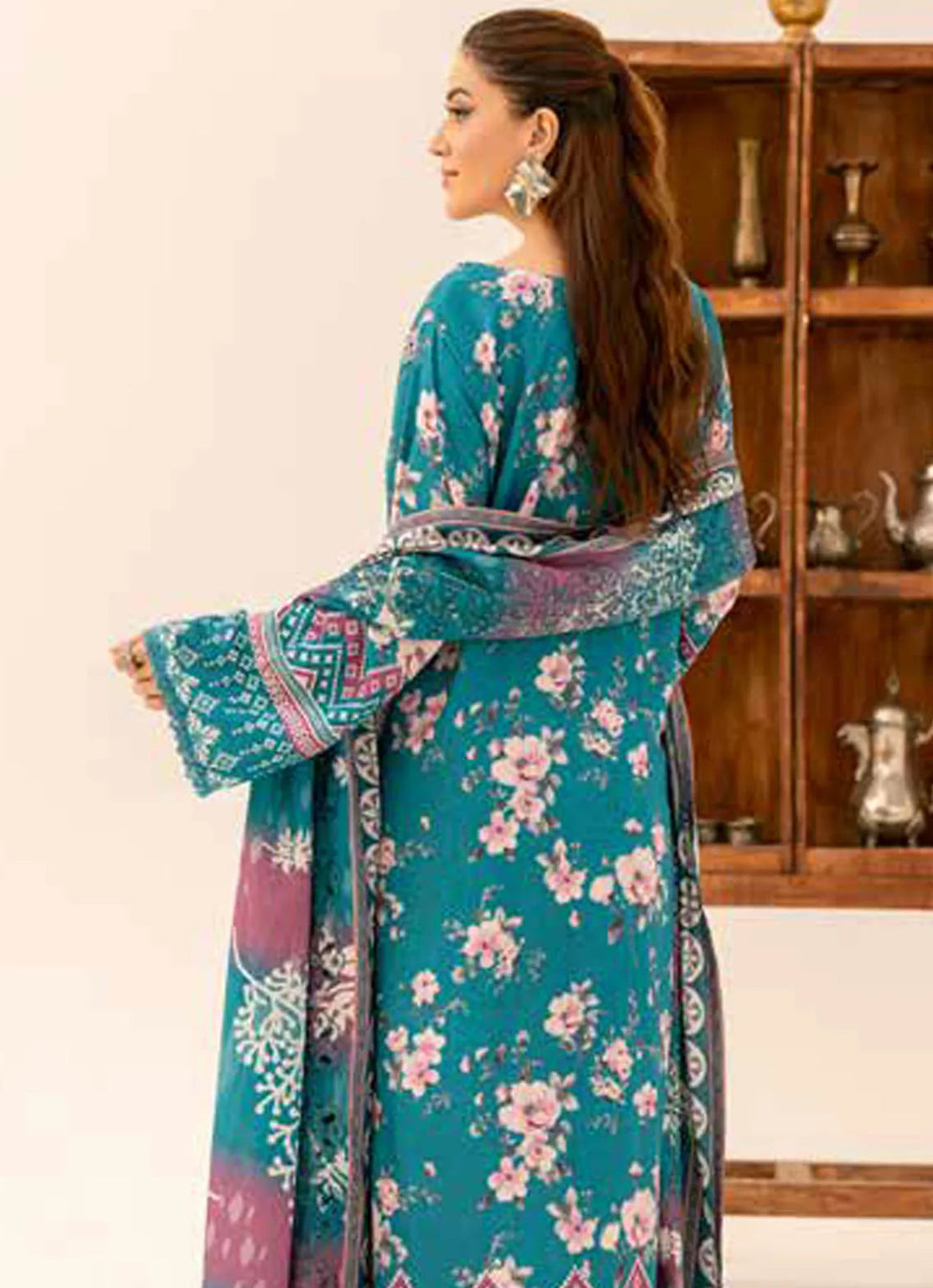 Aafreen by Riaz Arts Embroidered Karandi Suit Unstitched 3 Piece RA24K AF-136 - Winter Collection