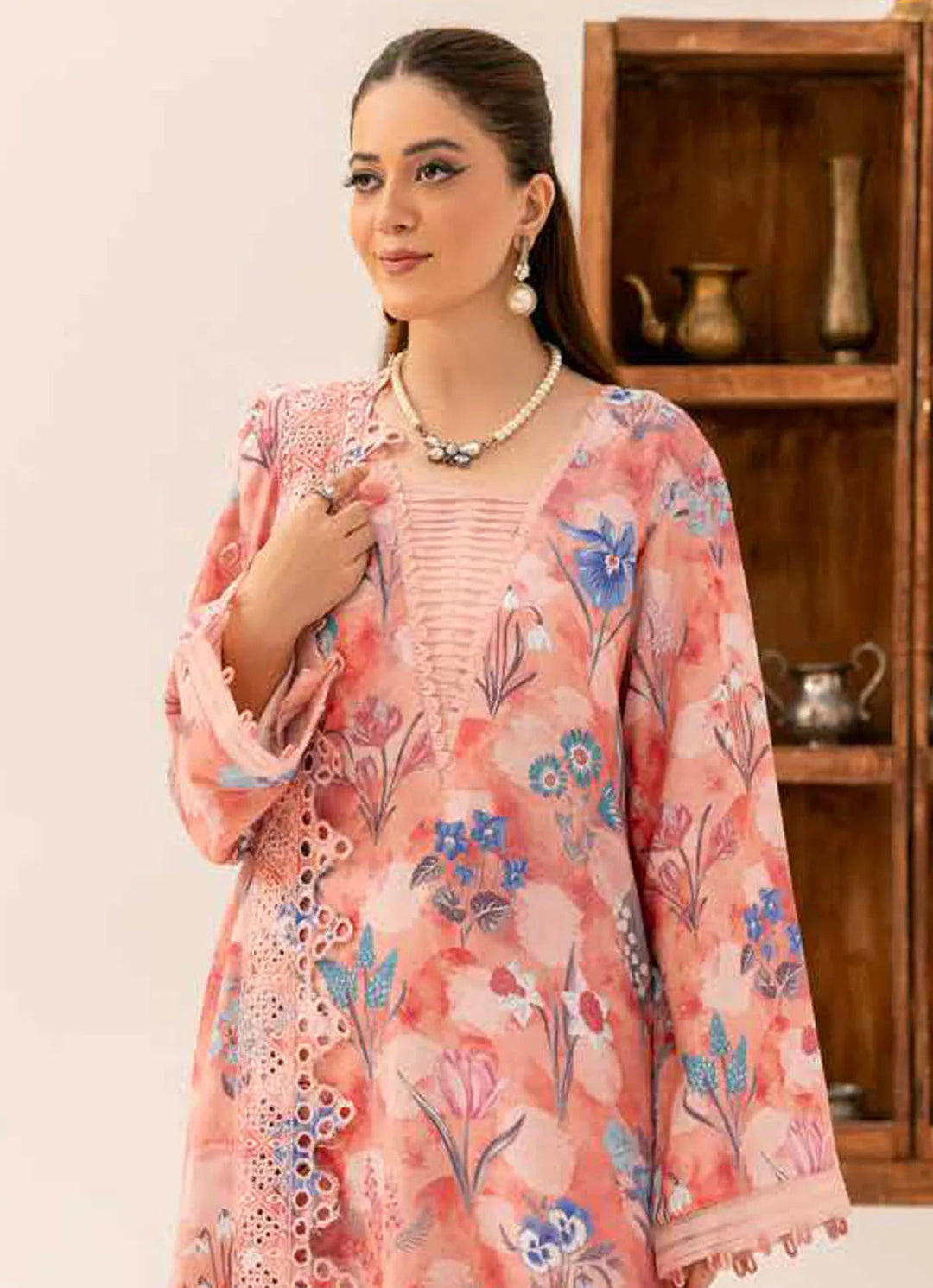 Aafreen by Riaz Arts Embroidered Karandi Suit Unstitched 3 Piece RA24K AF-137 - Winter Collection