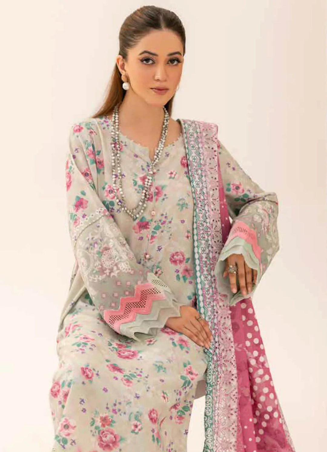 Aafreen by Riaz Arts Embroidered Karandi Suit Unstitched 3 Piece RA24K AF-138 - Winter Collection
