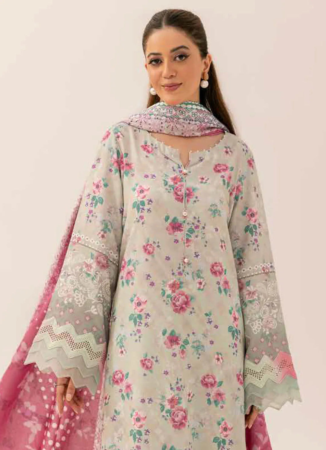 Aafreen by Riaz Arts Embroidered Karandi Suit Unstitched 3 Piece RA24K AF-138 - Winter Collection