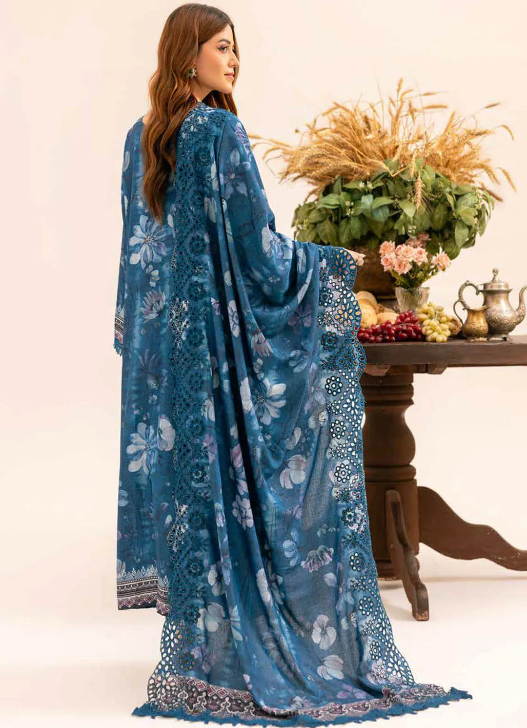 Aafreen by Riaz Arts Embroidered Karandi Suit Unstitched 3 Piece RA24K AF-139 - Winter Collection