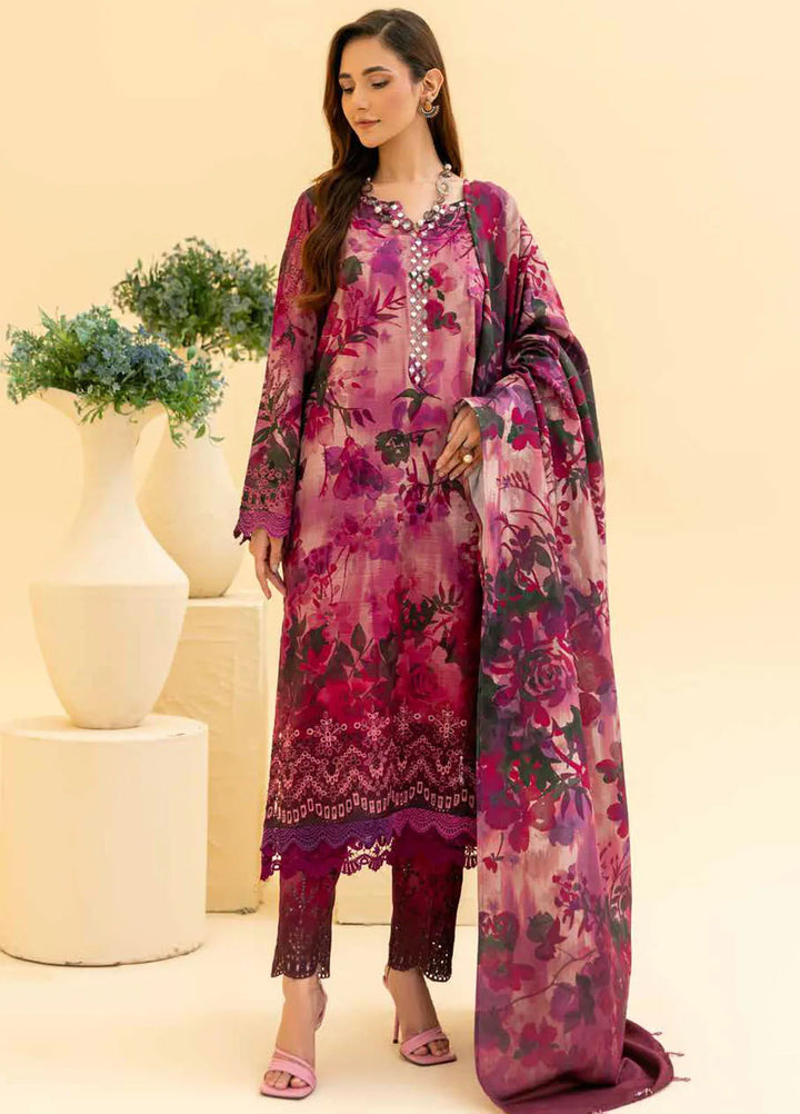 Aafreen By Riaz Arts Embroidered Khaddar Suit Unstitched 3 Piece RA24AK AF-143 - Winter Collection