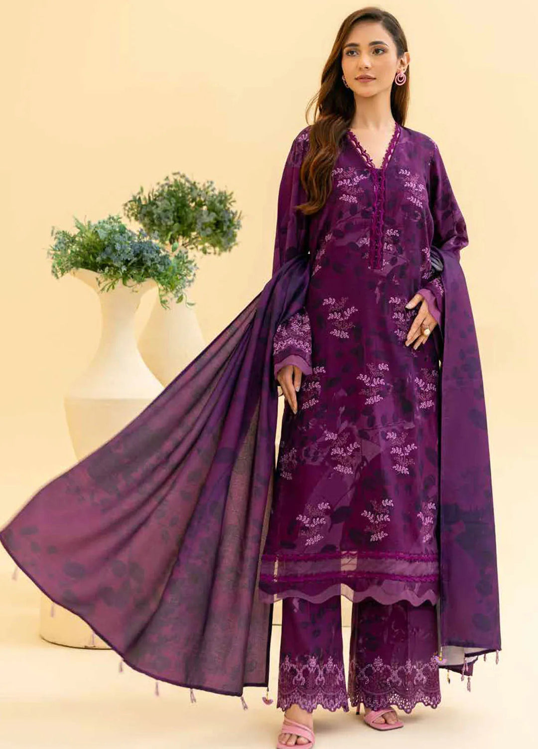 Aafreen By Riaz Arts Embroidered Khaddar Suit Unstitched 3 Piece RA24AK AF-147 - Winter Collection