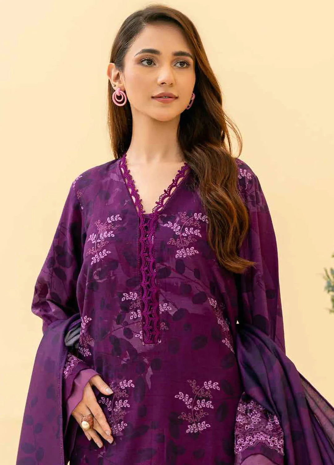Aafreen By Riaz Arts Embroidered Khaddar Suit Unstitched 3 Piece RA24AK AF-147 - Winter Collection