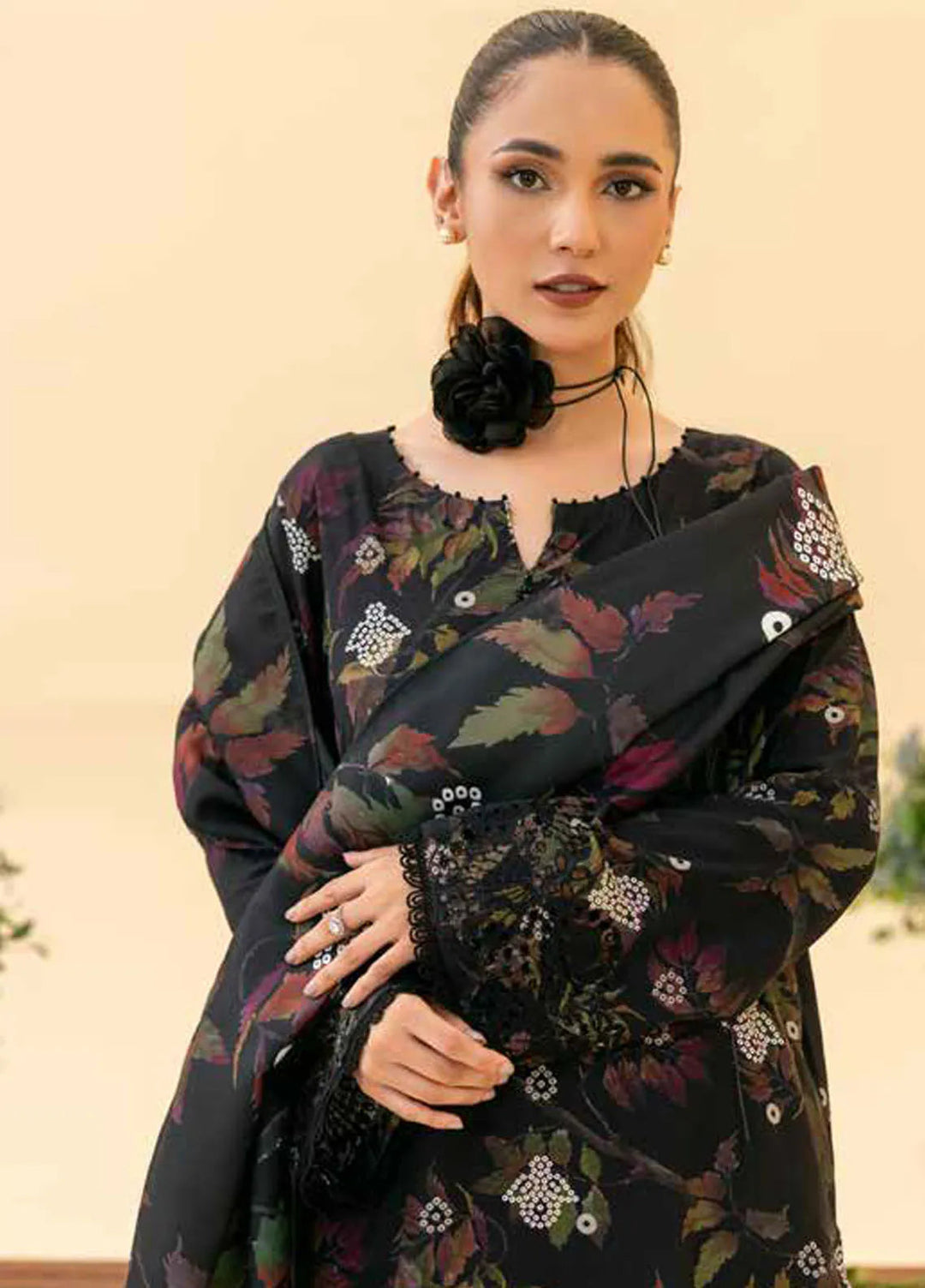 Aafreen By Riaz Arts Embroidered Khaddar Suit Unstitched 3 Piece RA24AK AF-148 - Winter Collection