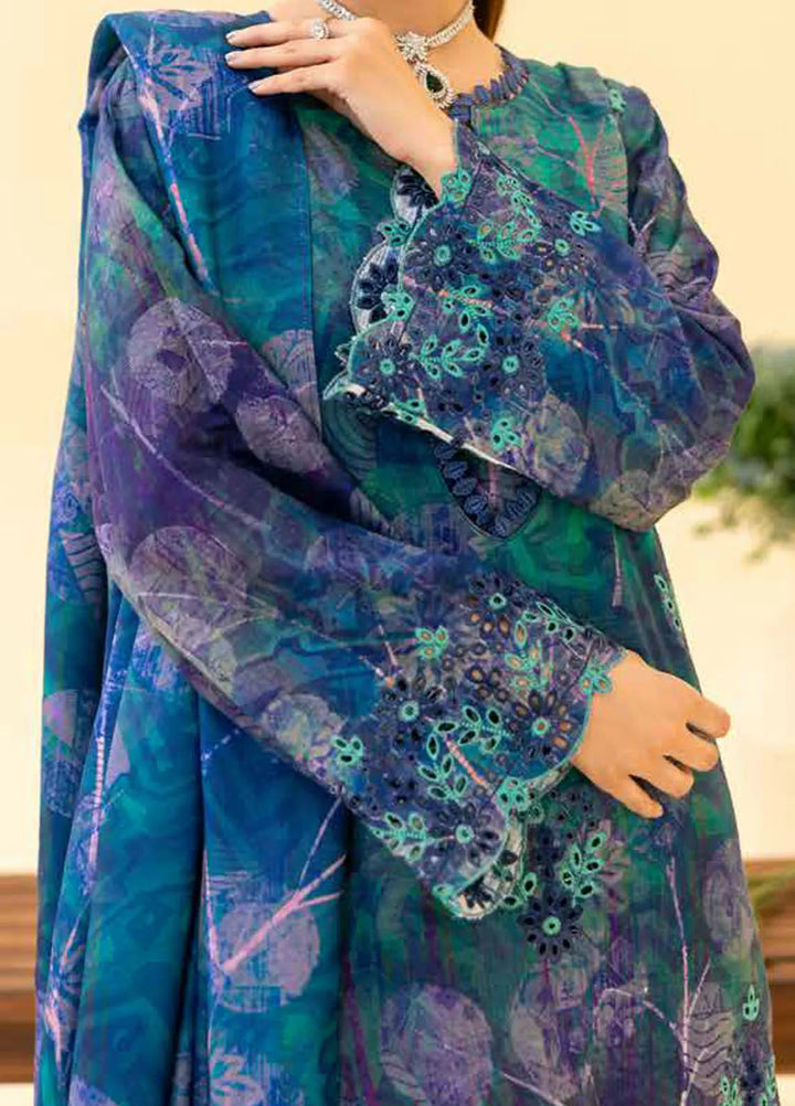 Aafreen By Riaz Arts Embroidered Khaddar Suit Unstitched 3 Piece RA24AK AF-150 - Winter Collection