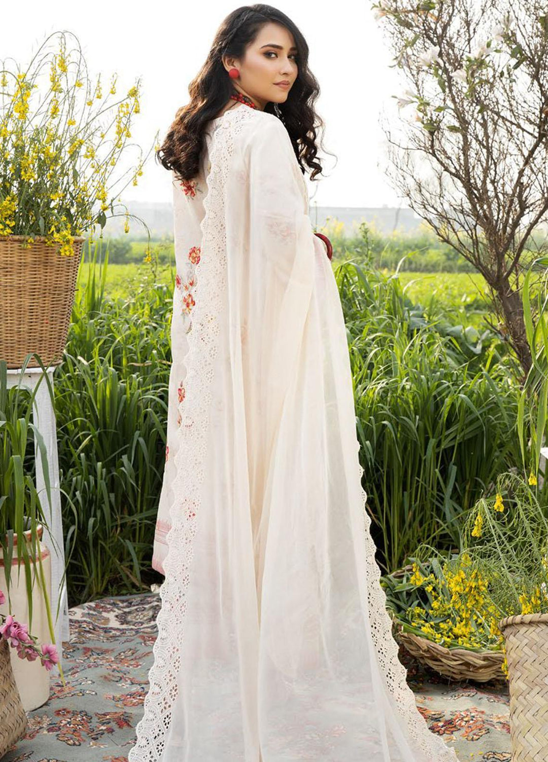 Aafreen By Riaz Arts Embroidered Lawn Suits Unstitched 3 Piece RA23A-V4 AF-29 - Summer Collection