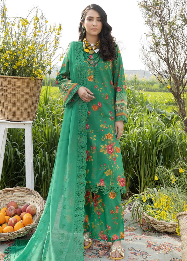 Aafreen By Riaz Arts Embroidered Lawn Suits Unstitched 3 Piece RA23A-V4 AF-31 - Summer Collection