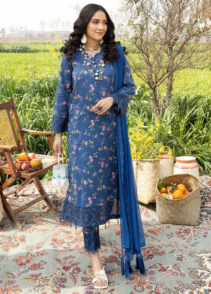 Aafreen By Riaz Arts Embroidered Lawn Suits Unstitched 3 Piece RA23A-V4 AF-33 - Summer Collection