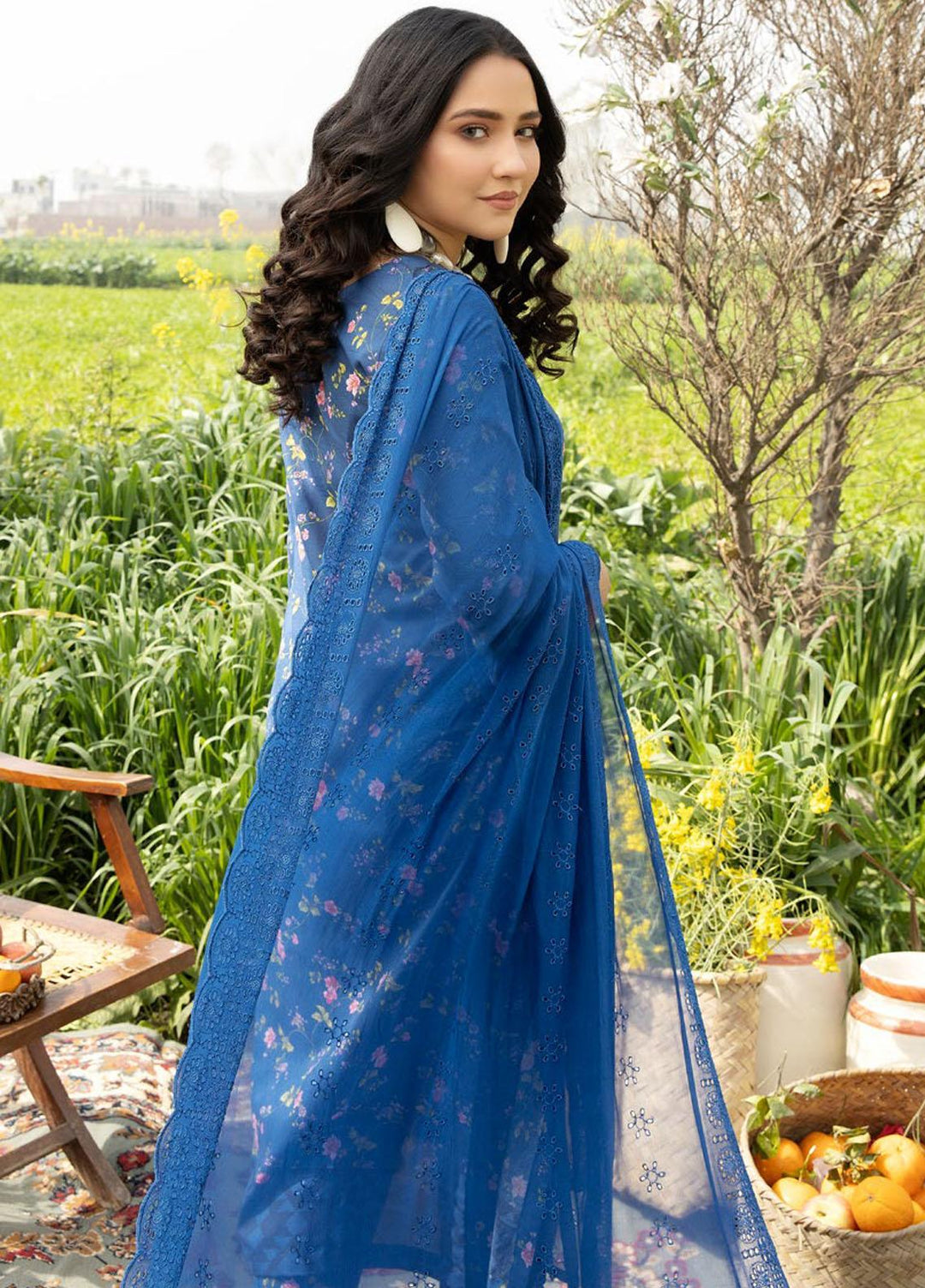 Aafreen By Riaz Arts Embroidered Lawn Suits Unstitched 3 Piece RA23A-V4 AF-33 - Summer Collection