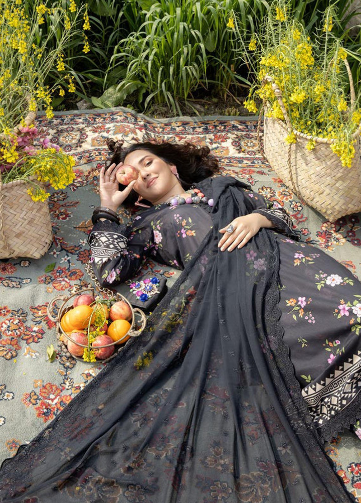 Aafreen By Riaz Arts Embroidered Lawn Suits Unstitched 3 Piece RA23A-V4 AF-35 - Summer Collection