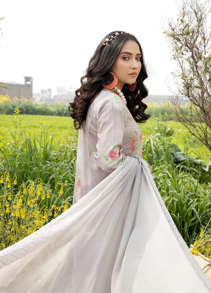 Aafreen By Riaz Arts Embroidered Lawn Suits Unstitched 3 Piece RA23A-V4 AF-36 - Summer Collection