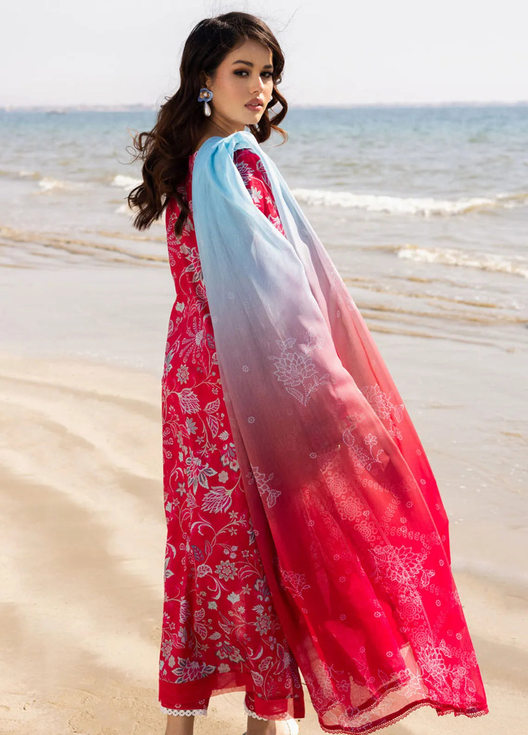 Aafreen by Riaz Arts Embroidered Lawn Suit Unstitched 3 Piece RA25LL AF-171 - Summer Collection