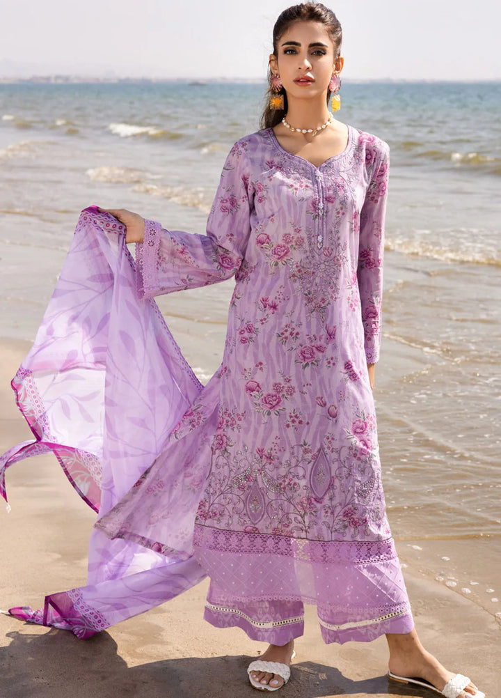 Aafreen by Riaz Arts Embroidered Lawn Suit Unstitched 3 Piece RA25LL AF-172 - Summer Collection