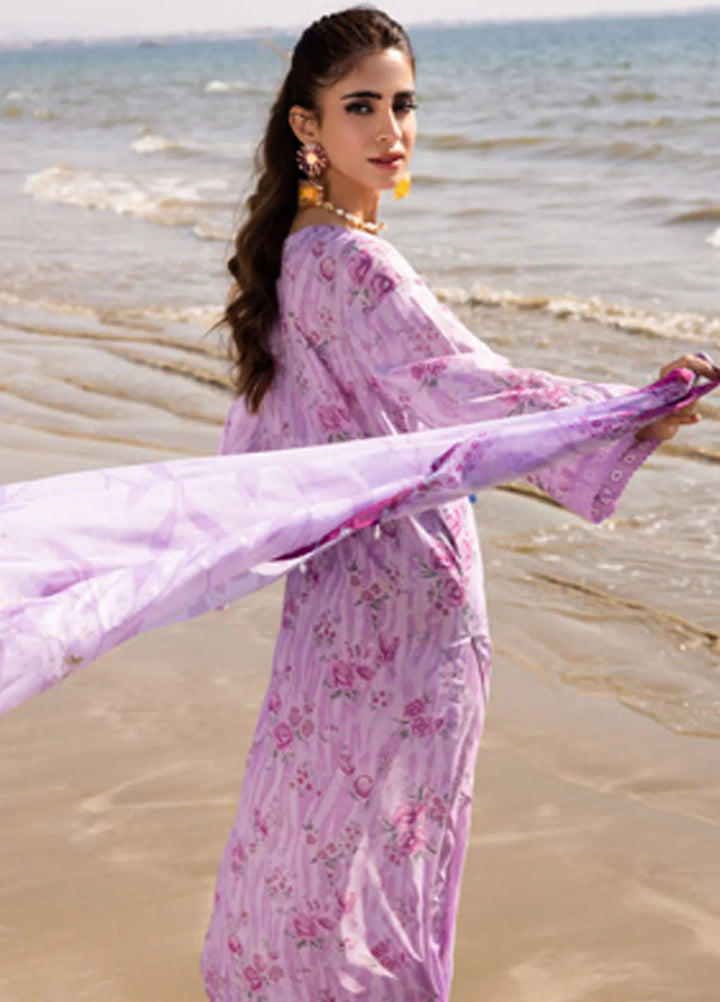 Aafreen by Riaz Arts Embroidered Lawn Suit Unstitched 3 Piece RA25LL AF-172 - Summer Collection