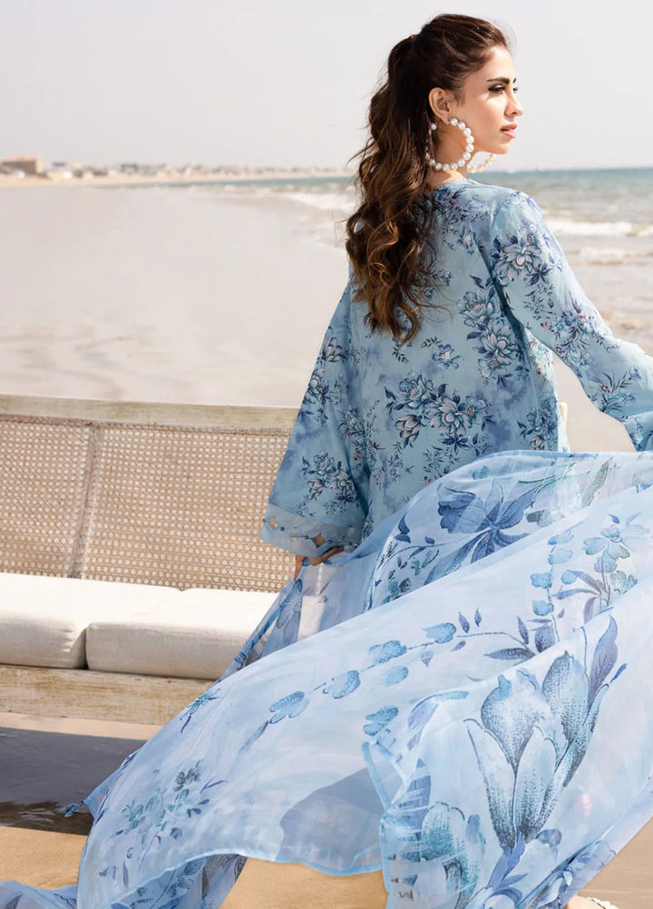 Aafreen by Riaz Arts Embroidered Lawn Suit Unstitched 3 Piece RA25LL AF-174 - Summer Collection