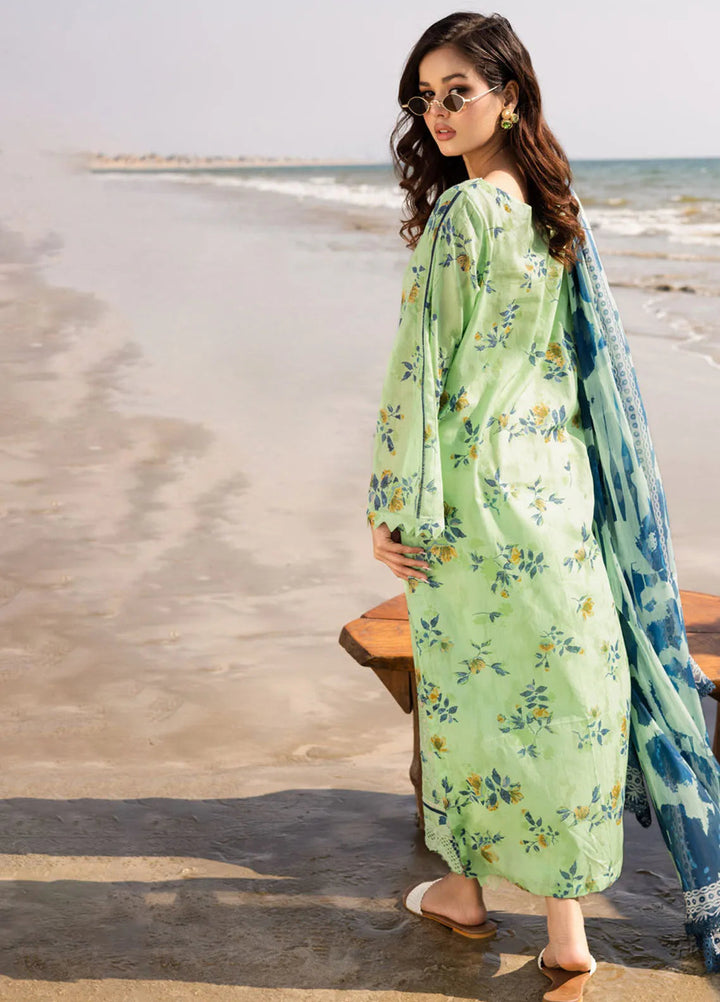 Aafreen by Riaz Arts Embroidered Lawn Suit Unstitched 3 Piece RA25LL AF-177 - Summer Collection