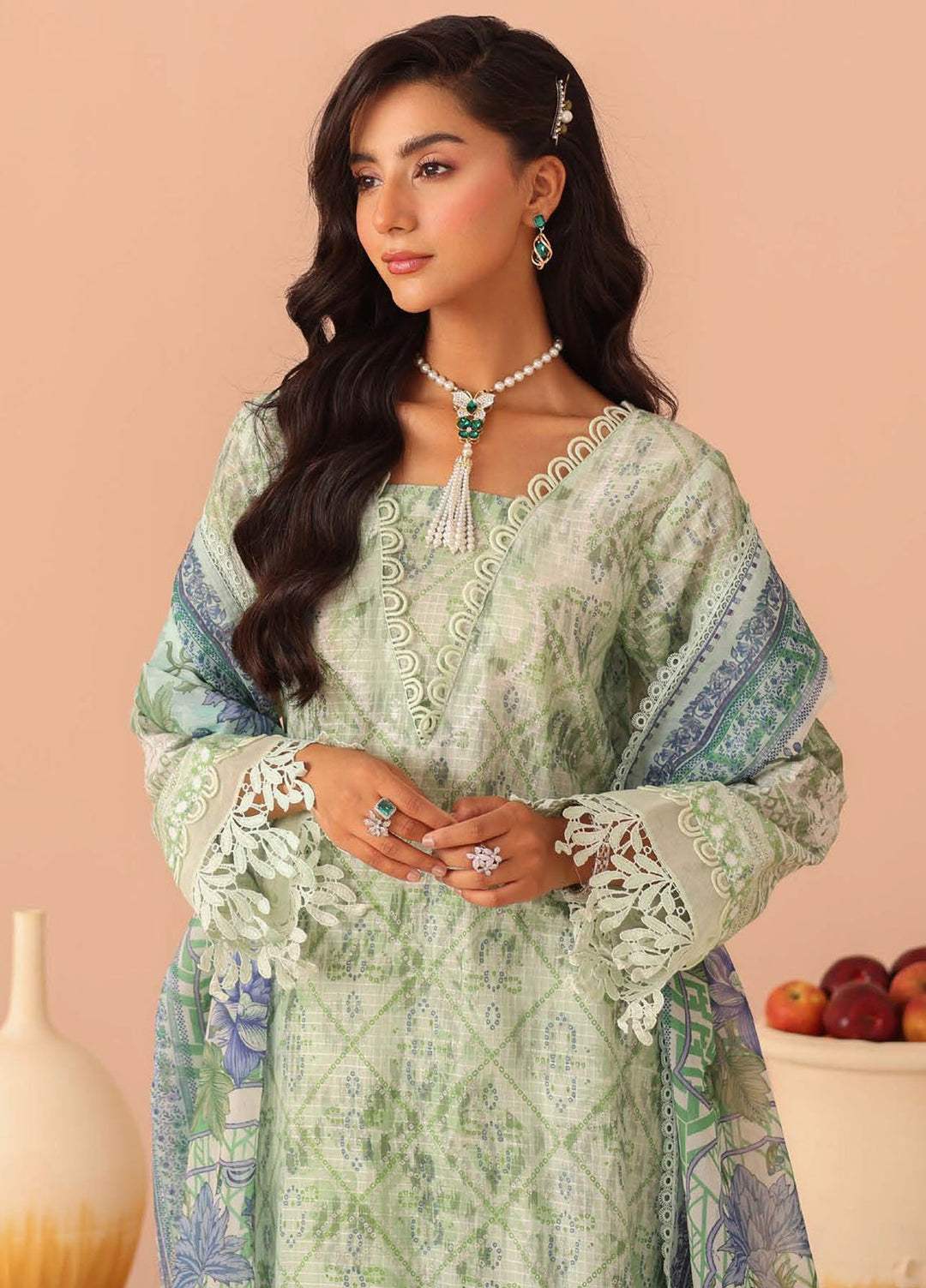 Aafreen By Riaz Arts Embroidered Lawn Suits Unstitched 3 Piece RA25AD AF-236 - Summer Collection