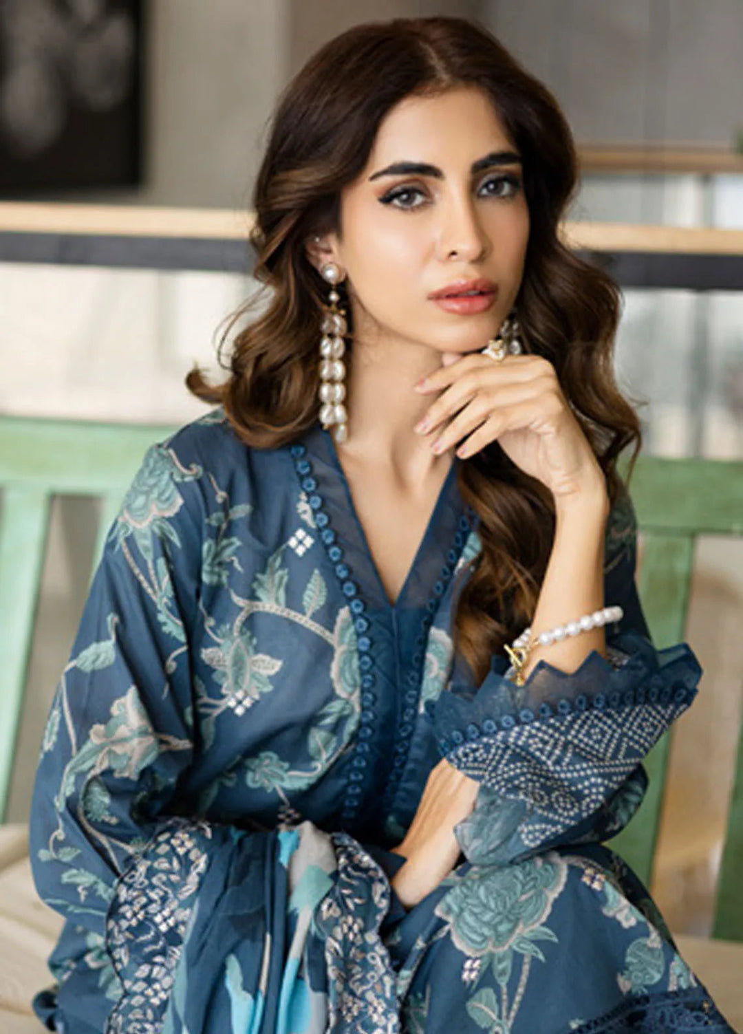 Aafreen by Riaz Arts Embroidered Lawn Suits Unstitched 3 Piece RA25AE AF-161 - Summer Collection
