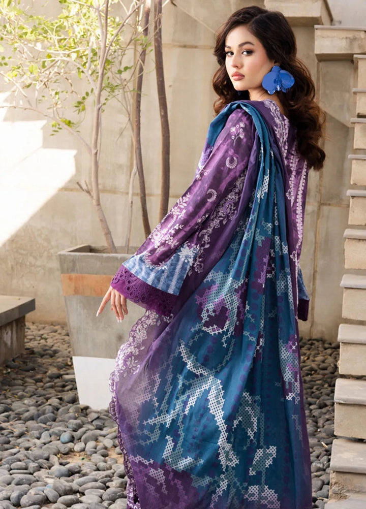 Aafreen by Riaz Arts Embroidered Lawn Suits Unstitched 3 Piece RA25AE AF-162 - Summer Collection