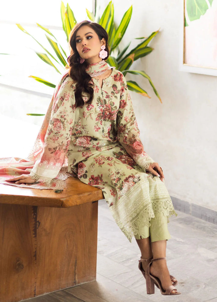 Aafreen by Riaz Arts Embroidered Lawn Suits Unstitched 3 Piece RA25AE AF-164 - Summer Collection