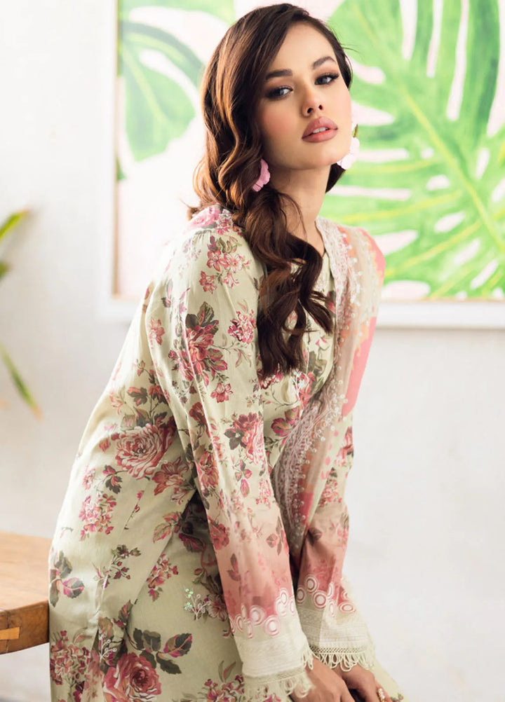 Aafreen by Riaz Arts Embroidered Lawn Suits Unstitched 3 Piece RA25AE AF-164 - Summer Collection