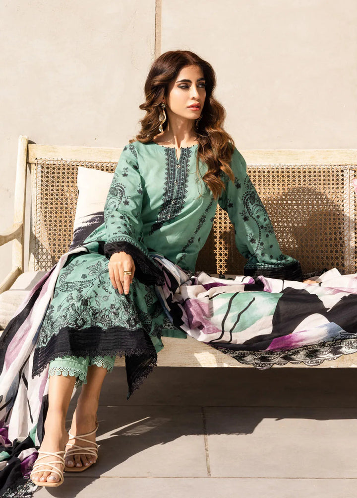 Aafreen by Riaz Arts Embroidered Lawn Suits Unstitched 3 Piece RA25AE AF-165 - Summer Collection