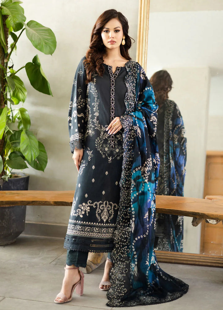 Aafreen by Riaz Arts Embroidered Lawn Suits Unstitched 3 Piece RA25AE AF-167 - Summer Collection