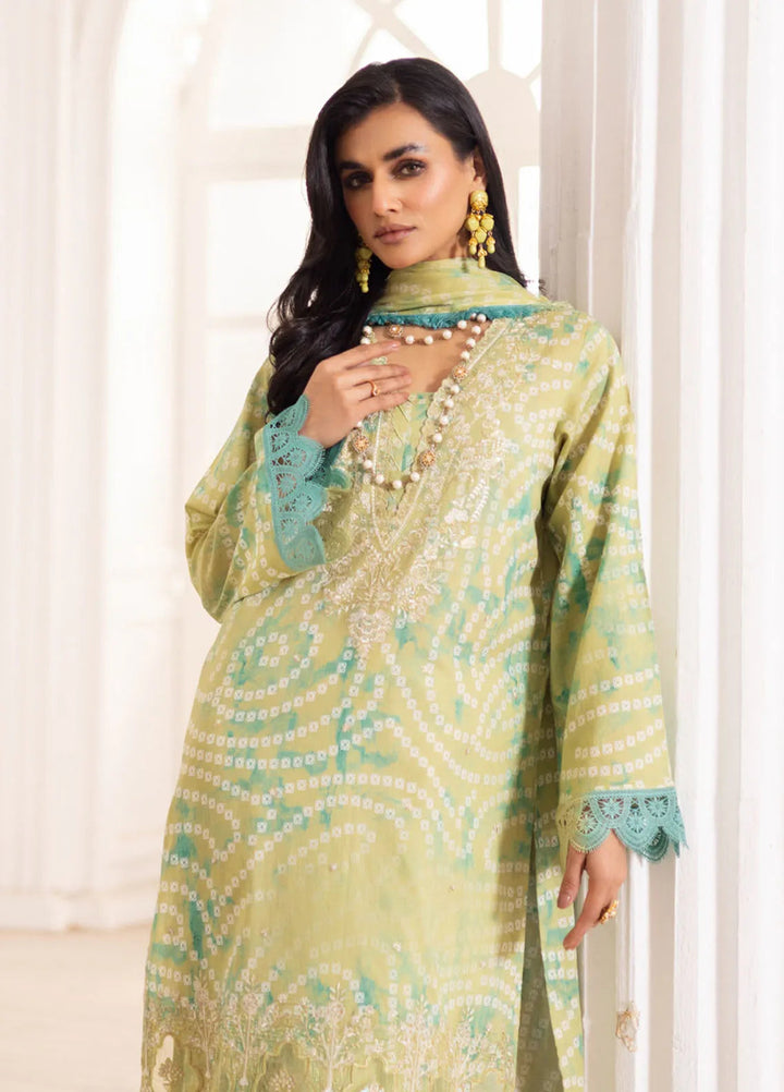 Aafreen by Riaz Arts Embroidered Lawn Suits Unstitched 3 Piece RA25EL AF-188 - Summer Collection