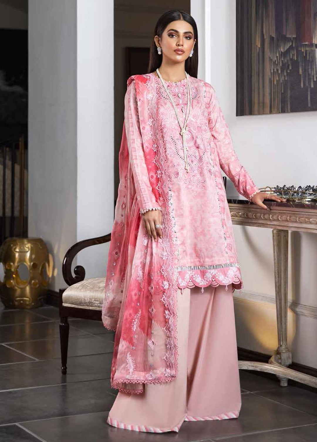 Aafreen By Riaz Arts Embroidered Lawn Suits Unstitched 3 Piece RA22A AF 39 - Exclusive Collection