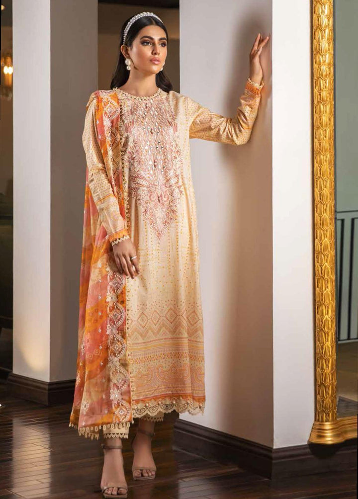 Aafreen By Riaz Arts Embroidered Lawn Suits Unstitched 3 Piece RA22A AF 41 - Exclusive Collection