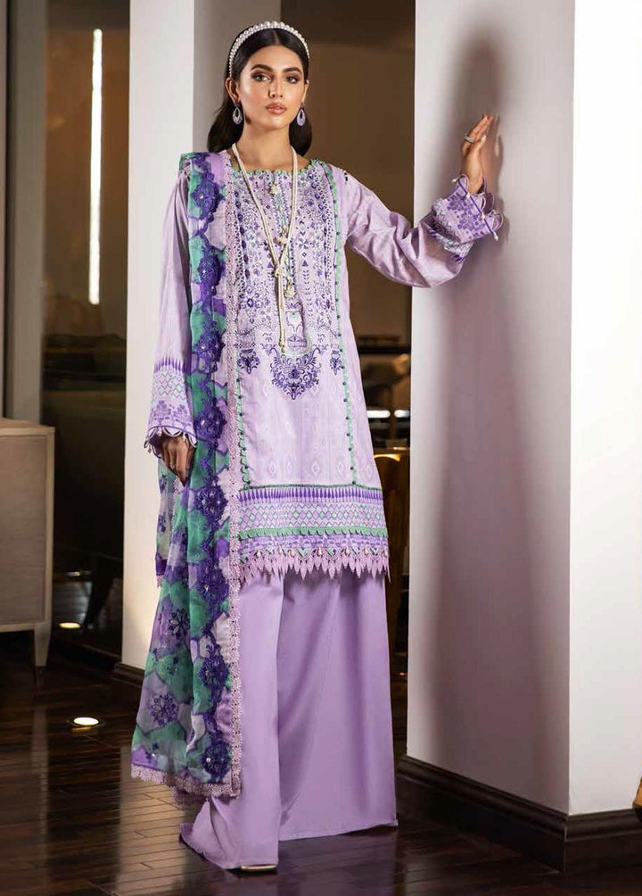 Aafreen By Riaz Arts Embroidered Lawn Suits Unstitched 3 Piece RA22A AF 42 - Exclusive Collection