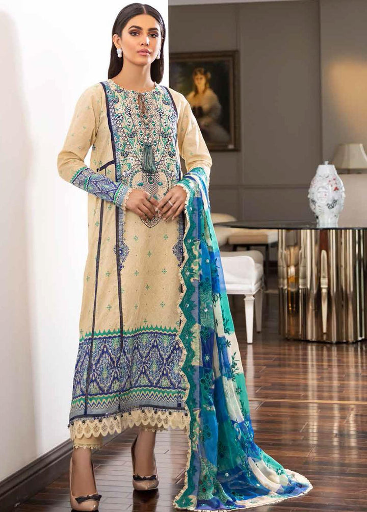 Aafreen By Riaz Arts Embroidered Lawn Suits Unstitched 3 Piece RA22A AF 43 - Exclusive Collection