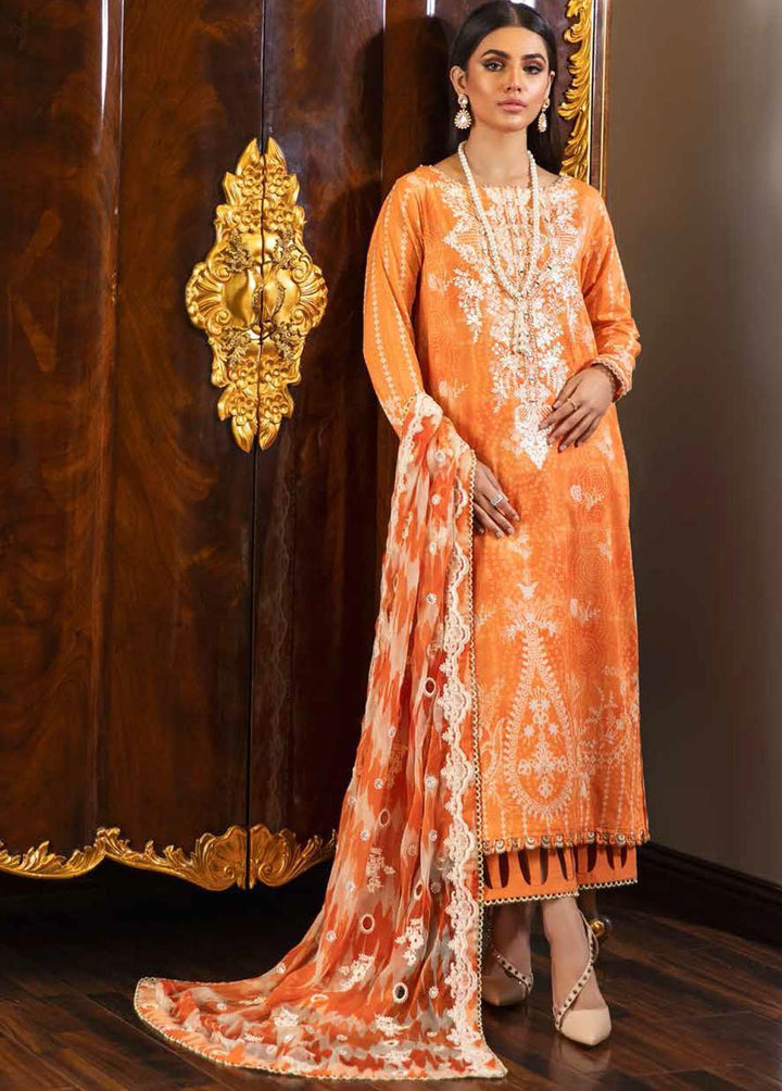 Aafreen By Riaz Arts Embroidered Lawn Suits Unstitched 3 Piece RA22A AF 44 - Exclusive Collection