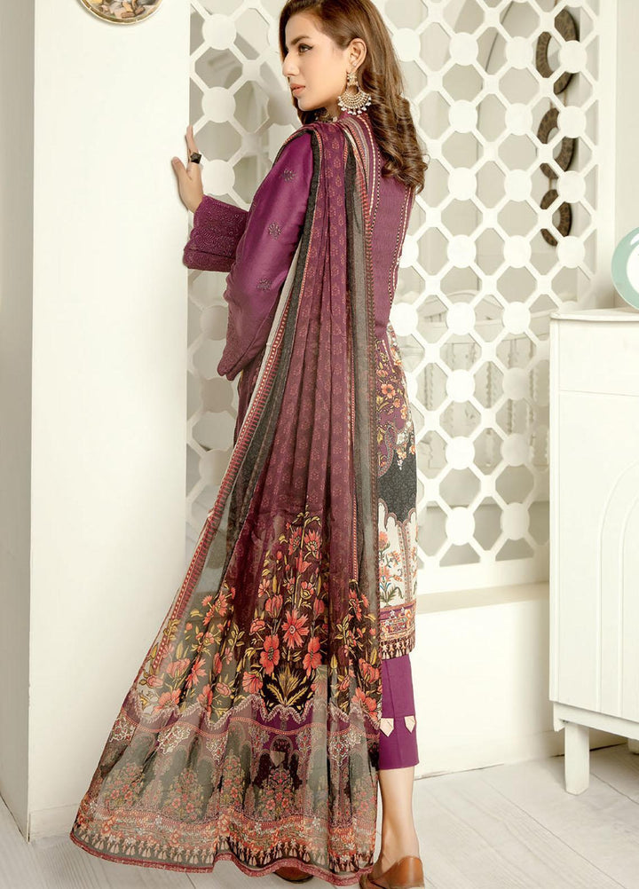 Aafreen By Riaz Arts Embroidered Lawn Suits Unstitched 3 Piece RA21-AF11 79 - Summer Collection