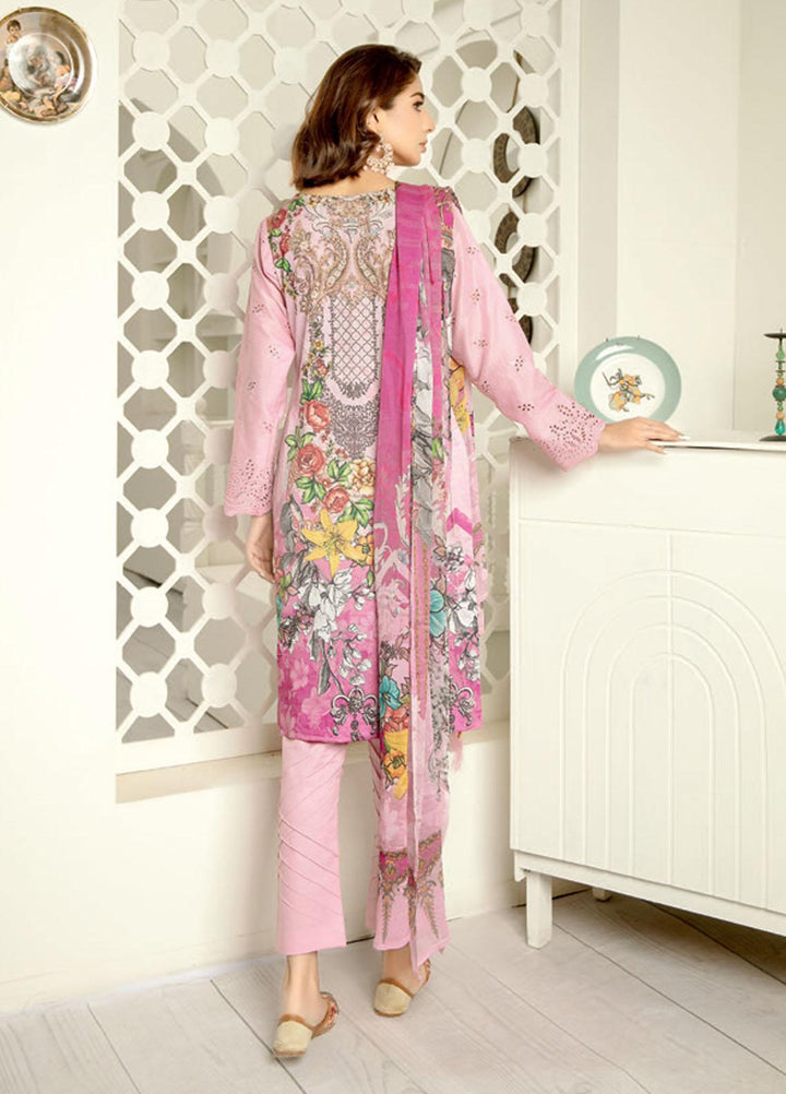 Aafreen By Riaz Arts Embroidered Lawn Suits Unstitched 3 Piece RA21-AF11 81 - Summer Collection