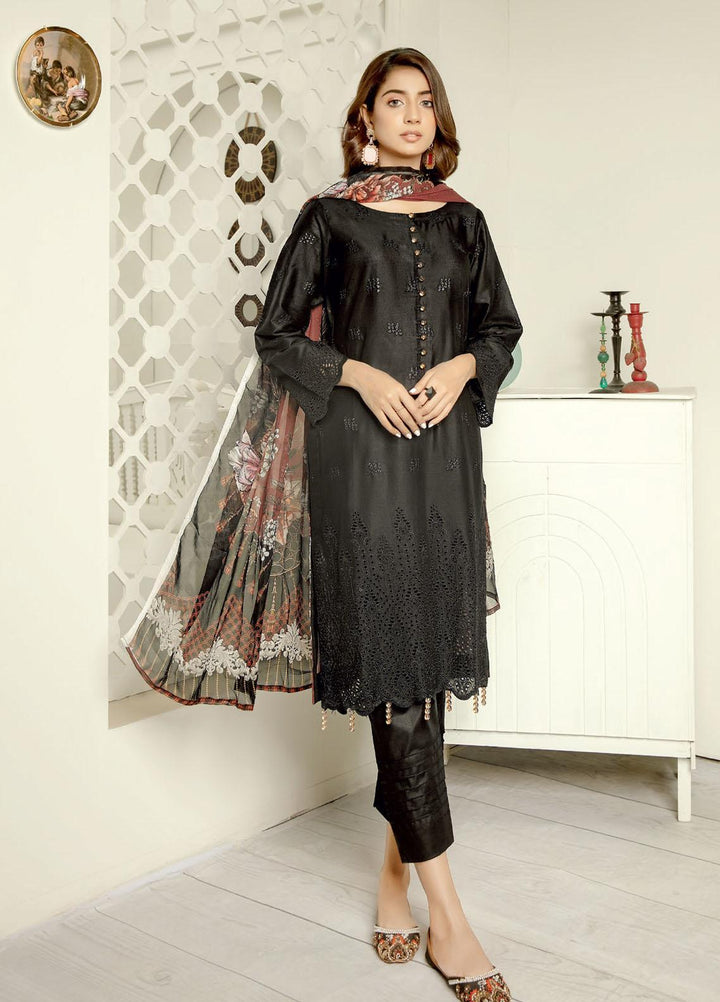 Aafreen By Riaz Arts Embroidered Lawn Suits Unstitched 3 Piece RA21-AF11 82 - Summer Collection