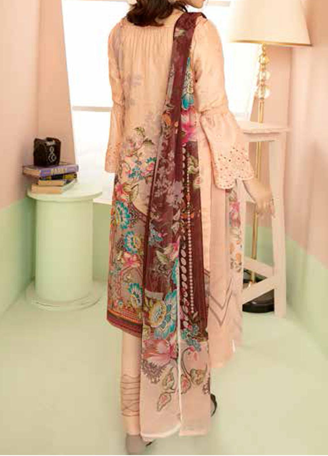 Aafreen By Riaz Arts Embroidered Lawn Suits Unstitched 3 Piece RA21-AF8 73 - Summer Collection