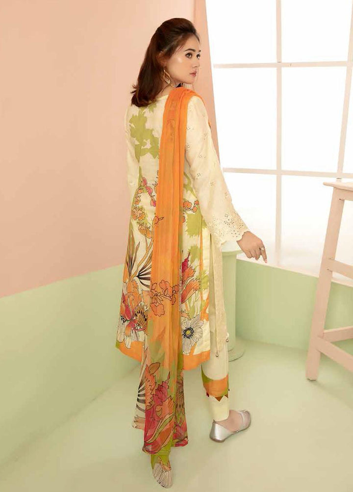 Aafreen By Riaz Arts Embroidered Lawn Suits Unstitched 3 Piece RA21-AF8 76 - Summer Collection