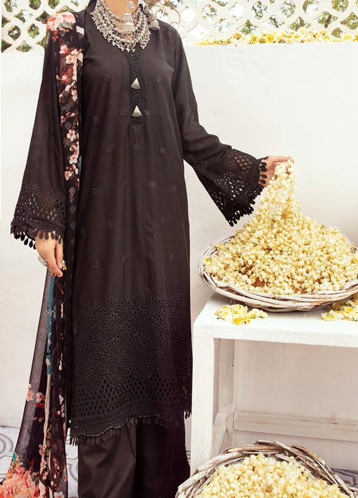 Aafreen By Riaz Arts Embroidered Lawn Suits Unstitched 3 Piece RA21-A6 32 - Summer Collection