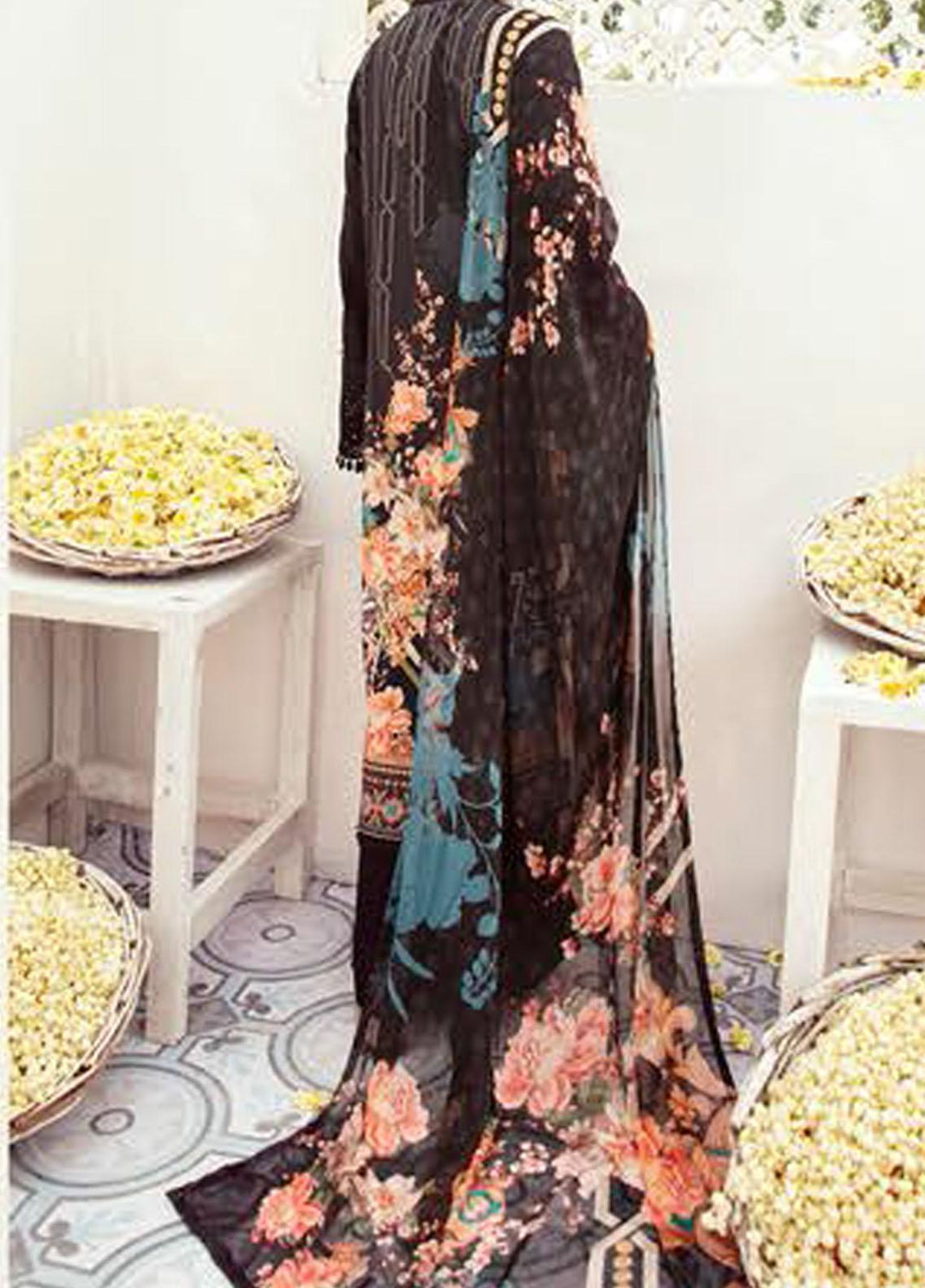 Aafreen By Riaz Arts Embroidered Lawn Suits Unstitched 3 Piece RA21-A6 32 - Summer Collection