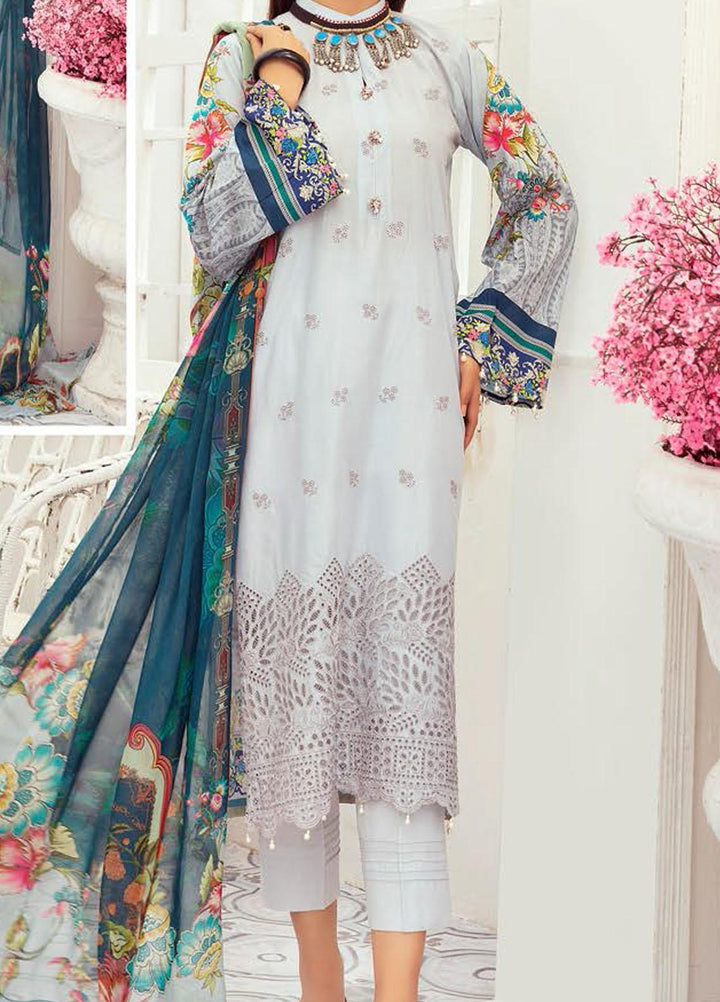 Aafreen By Riaz Arts Embroidered Lawn Suits Unstitched 3 Piece RA21-A6 40 - Summer Collection