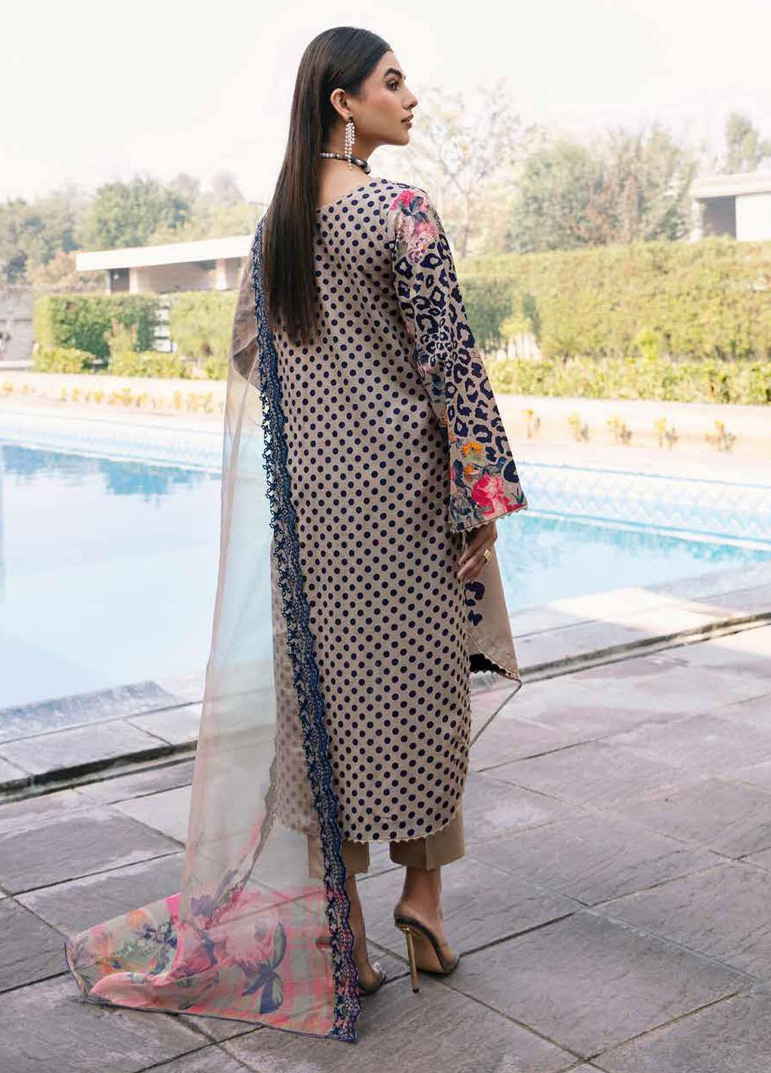 Aaghaz By Charizma Embroidered Lawn Suits Unstitched 3 Piece CRZ23AG AG-01 - Summer Collection