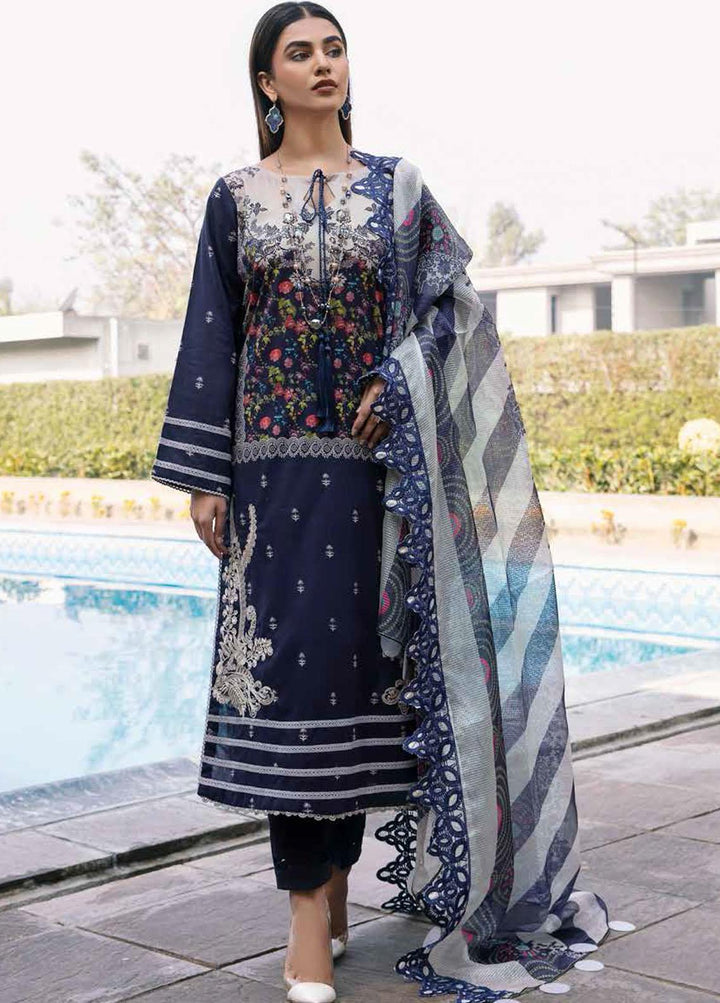 Aaghaz By Charizma Embroidered Lawn Suits Unstitched 3 Piece CRZ23AG AG-02 - Summer Collection